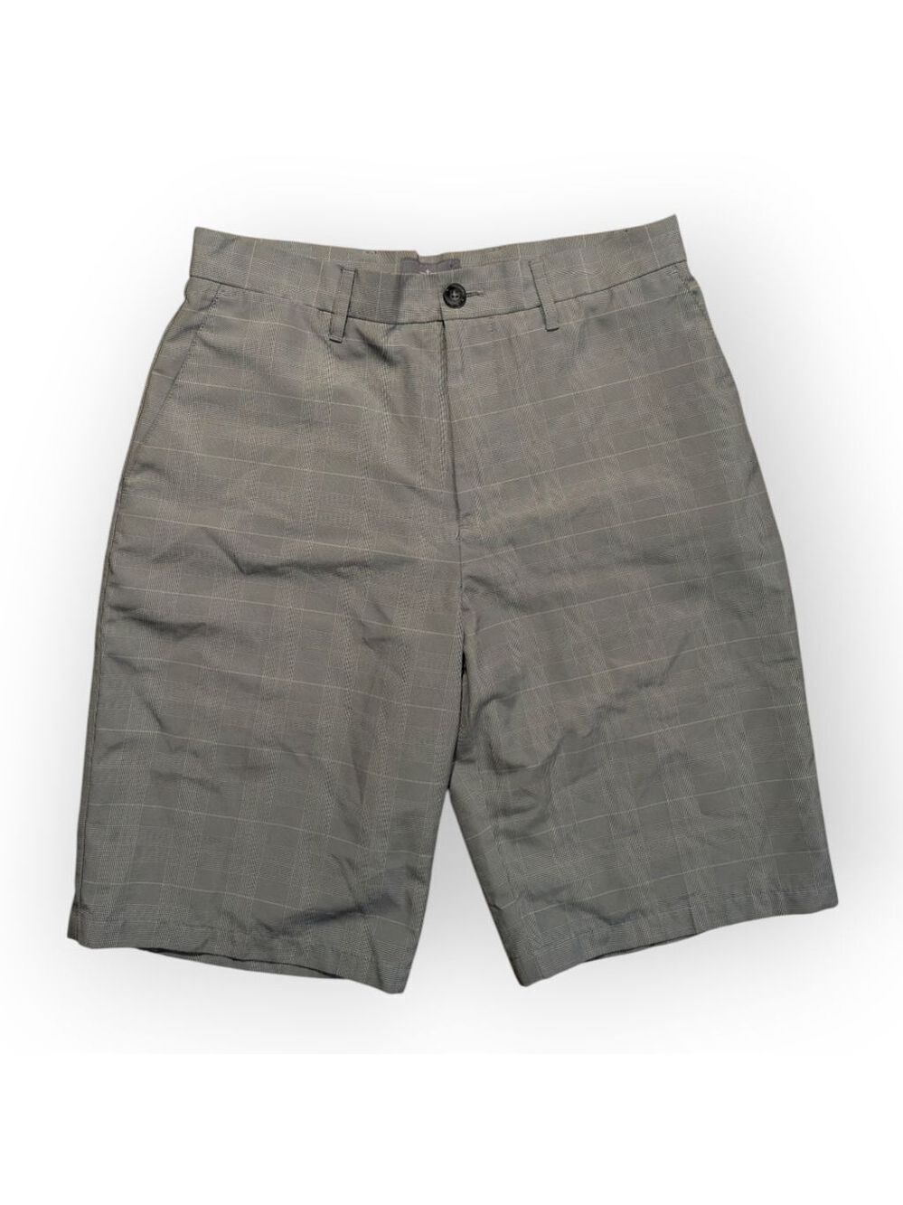 Dockers Gray Plaid Golf Shorts Size 30